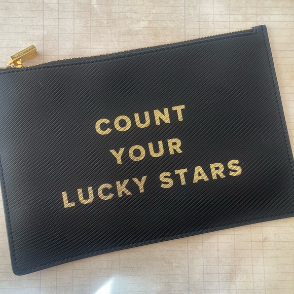 India Hicks Flat Stanley Pouch- Count Your Lucky Stars main image 0